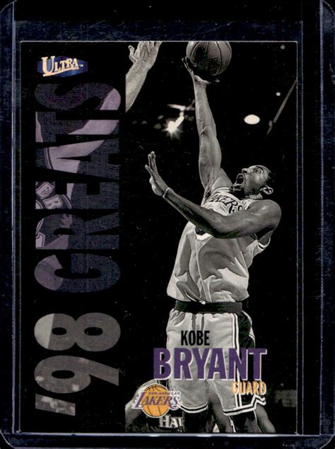 Kobe Bryant 1997 Fleer Ultra 252g Gold Medallion Price Guide Sports