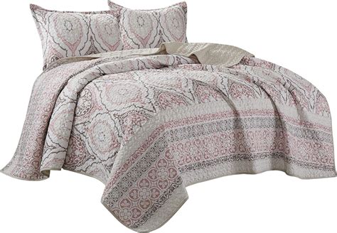 Amazon Jaba Piece Fine Printed King Size Quilt Set All Season