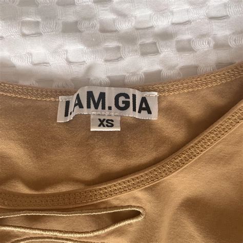 Nude XS I Am Gia Top Worn Once Super Flattering Depop