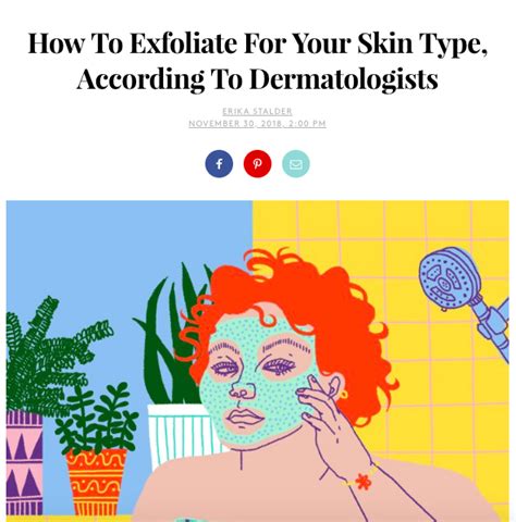 How To Exfoliate For Your Skin Type According To Dermatologists Ava Md