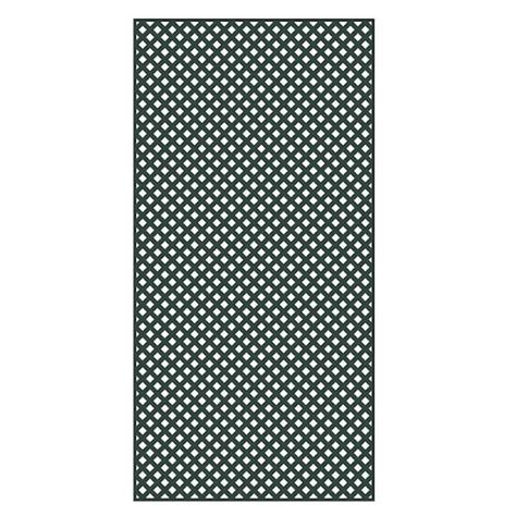 Reviews For Barrette Outdoor Living 4 Ft X 8 Ft Woodland Green Privacy Diamond Vinyl Lattice