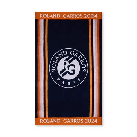 2024 Roland-Garros Player Beach Towel - Navy | Roland-Garros Store