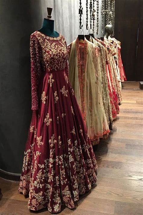 Indian Pakistani Bridal Anarkali Suits And Gowns Collection 2018 2019