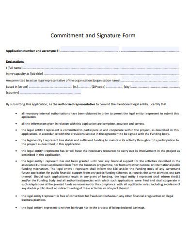 Free Signature Form Samples In Ms Word Google Docs Pdf