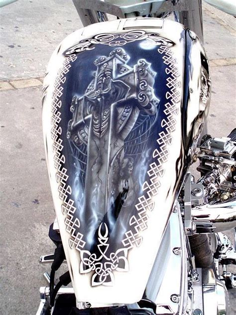 Best Motorcycle Airbrush Art Images On Pinterest Custom