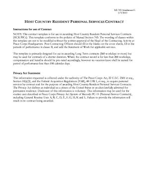 Fillable Online Files Peacecorps Ms A Attachment E Files