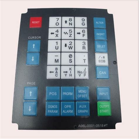 Fanuc A L T Keysheet Membrane Soft Keypad Fanuc Membrane