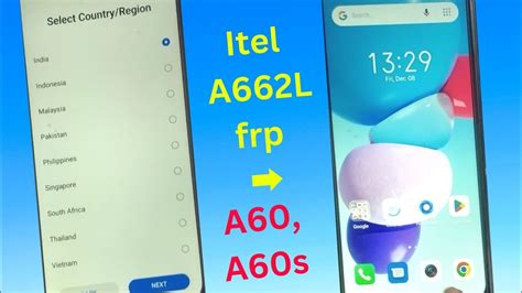 Itel A662L Frp Unlock Itel A60 Frp Unlock Samfw Free Tool YouTube