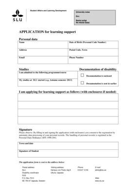 Fillable Online Application Form For Educational Support Pdf 20 Kb