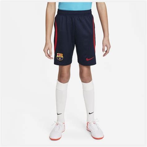 Fc Barcelone Short D Entra Nement Dri Fit Strike Bleu Fonc Rouge