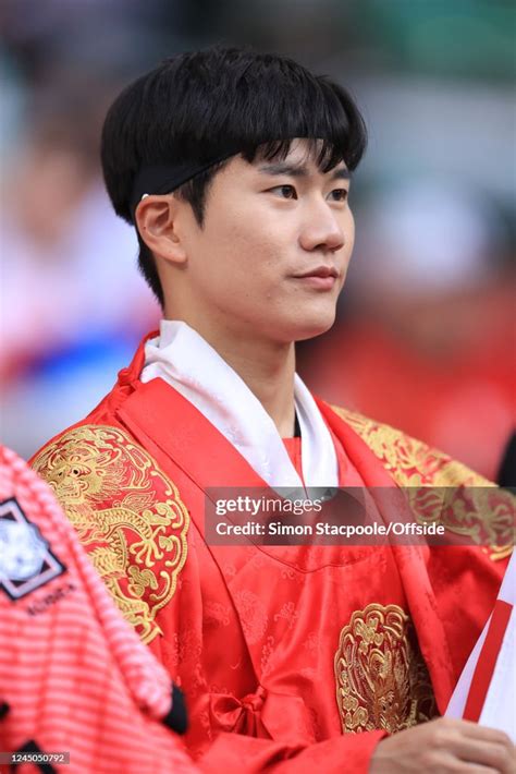 A Korea Fan During The Fifa World Cup Qatar 2022 Group H Match News