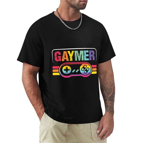 Gaymer Gay Gamer Rainbow Joystick Video Gaming Lover Lgbt T Shirt