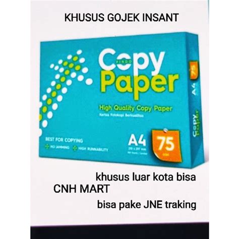 jual copy paper   gram kertas fotocopy copy paper   gram
