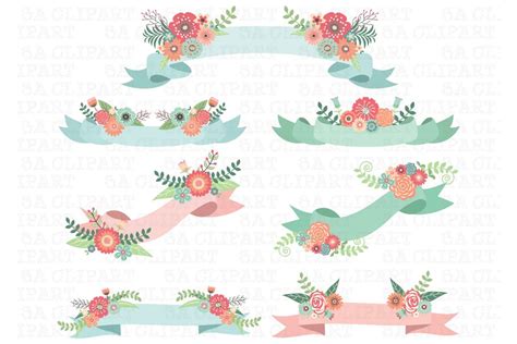 floral banner clipart 10 free Cliparts | Download images on Clipground 2024