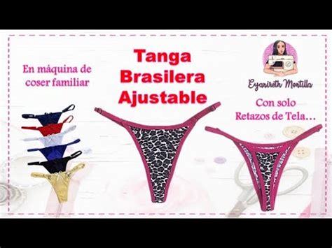 Tanga Brasilera Ajustable En 5 Minutos YouTube