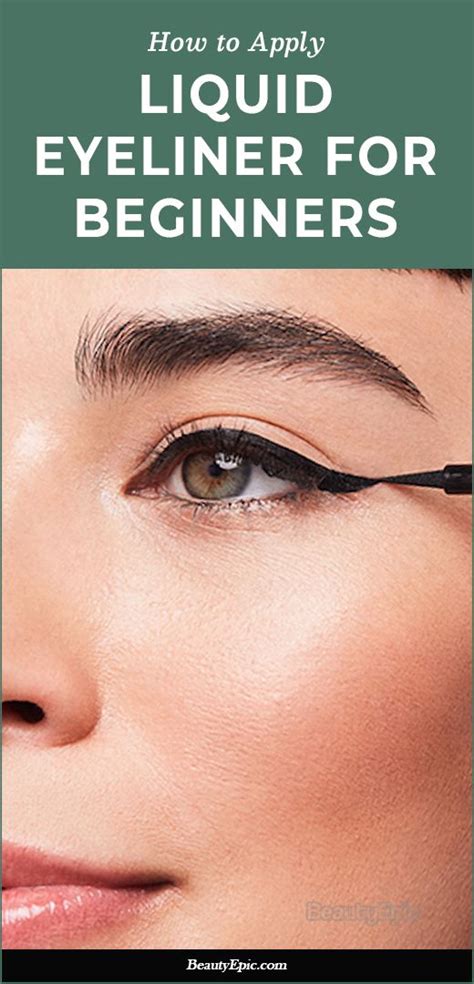 How To Apply Liquid Eyeliner For Beginners Eyeliner For Beginners