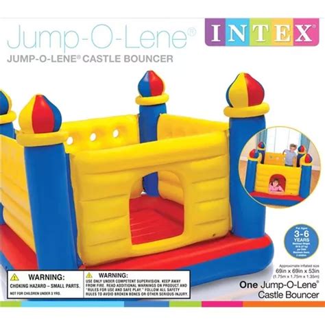 Brincolin Inflable Castillo Amarillo Intex Envio Gratis Envío gratis