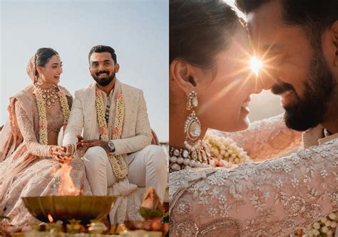 Athiya Shetty Kl Rahul First Official Wedding Pics Out Latest Husband