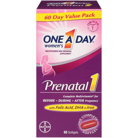 Galleon One A Day Women S Prenatal 1 Multivitamin Supplement For Before During And Post