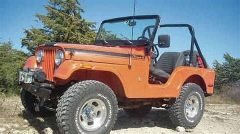 Orange 1971 Jeep Cj 5 Renegade