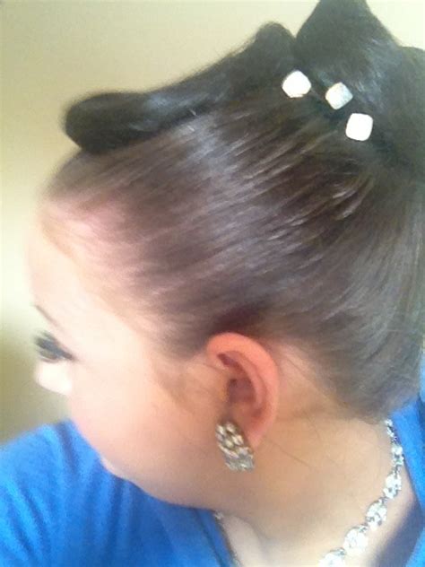 Ballroom Hair For Dance Competition