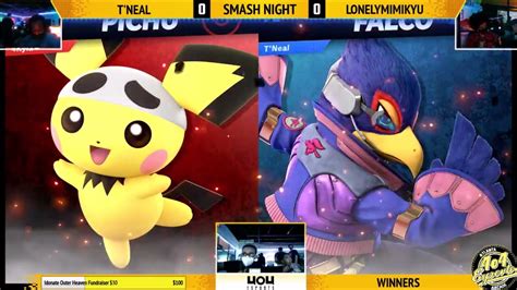 Ssbu O Smash Night Lonelymimikyu Pichu Incineroar Vs T Neal