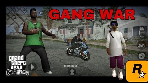 GRAND THEFT AUTO GANG WAR IN GTA SAN ANDREAS YouTube