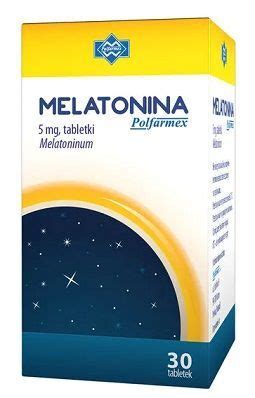 Melatonina 5mg Polfarmex 30 tabletek Bezsenność Apteka Internetowa