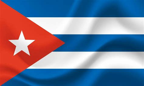 vector Cuba bandera. bandera de Cuba. Cuba bandera ilustración ...