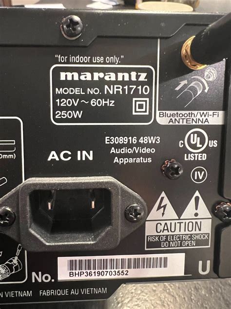 Marantz Nr Av Receiver Slim Ch K Ultrahd Ebay