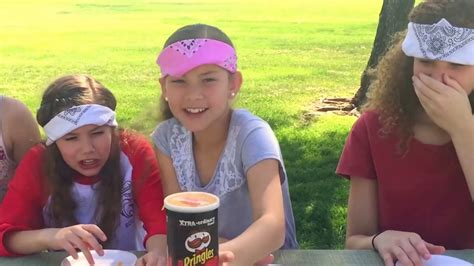 The Pringles Challenge Haschak Sisters John Hjtrue Youtube