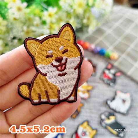 【皮卡布】n1 狗 哈士奇 柴犬 科基 臘腸狗 布貼 刺繡燙布貼 徽章 刺繡布貼 奇努克犬 熨燙貼 燙布貼 Patch 蝦皮購物