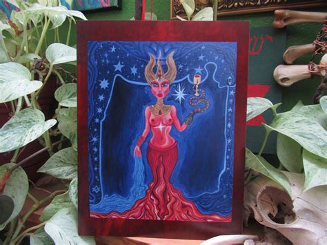 Babalon Et Nuit Art Print Thelema Babalon 156 Scarlet Etsy