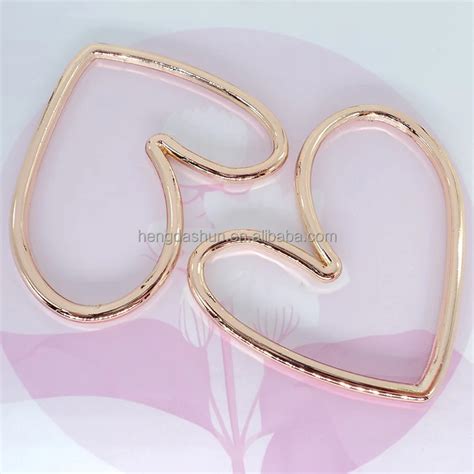 Swimwear Accessories Heart Shape Bikini Connectors Metal Love Shape