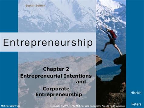 Entrepreneurship Hisrich Peters Shepherd Chapter
