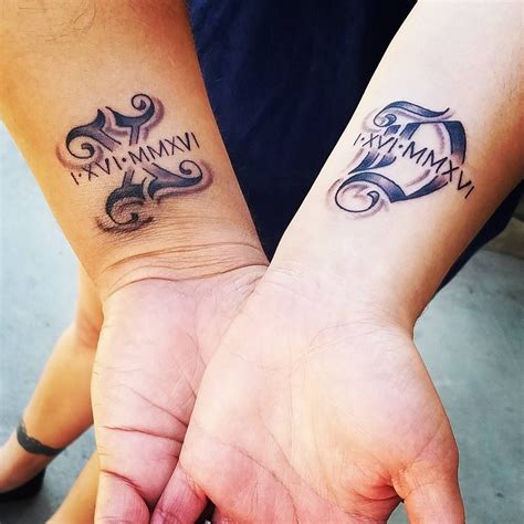 His And Hers Tattoos Him And Her Tattoos Marriage Tattoos Wife