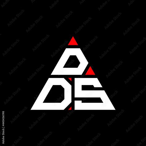 Dds Triangle Letter Logo Design With Triangle Shape Dds Triangle Logo