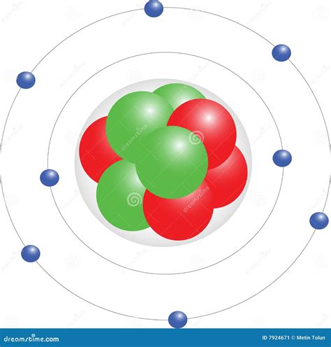 Electron Orbits Stock Vector Illustration Of Symbol Molecule 7924671