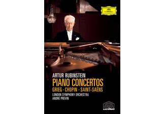 Arthur Rubinstein Grieg Chopin Saint Saëns Piano Concertos DVD