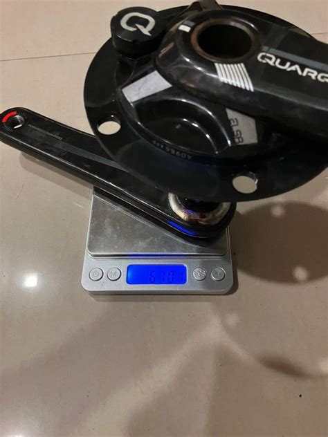 Quarq Dfour Power Meter Carbon Crankset Sports Equipment Bicycles