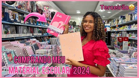 Comprando Meu Material Escolar Ltimo Ano Do Ensino M Dio Youtube