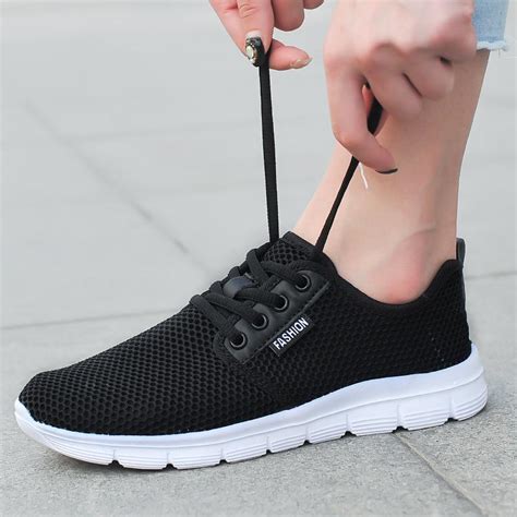 Buy Spring And Summer Mesh Shoes Breathable Mesh Sports Shoes Lazy