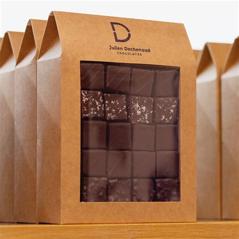 Julien Dechenaud Chocolatier Sachet De Pralin S Chocolat Noir