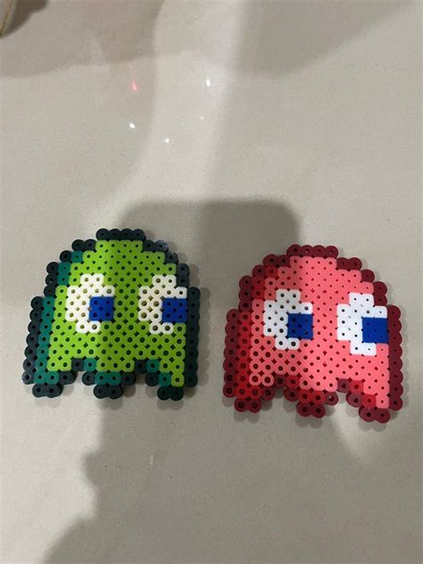 Perler Beads Pac Man Ghost Hobbies And Toys Stationery And Craft