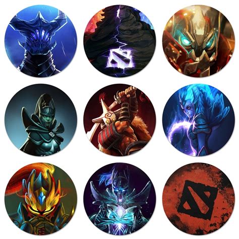 Dota Broches De Metal Para Ropa Insignias De Decoraci N De Mochilas