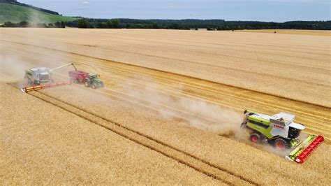 Ernte Start 2021 New Claas Lexion BG Neuhof YouTube