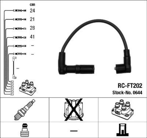 NGK 0644 Kit de cÃbles d allumage 773510 87295006443 eBay