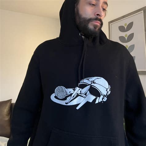 Mf Doom All Caps Hoodie Your Favorite Rappers Depop