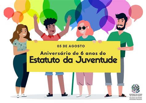 SEDH - Estatuto da Juventude completa seis anos nesta segunda-feira (05)
