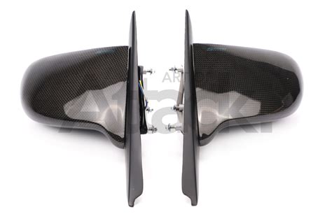 Powered Side Mirrors Spoon Style Real Carbon Fiber 92 95 Honda Civic 2